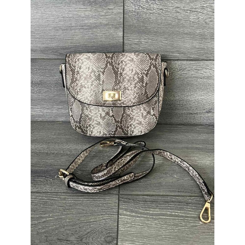 Mellow World "Cassidi" Faux Snakeskin Crossbody Bag B000148